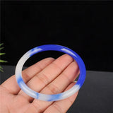 Hand-Carved Natural Jade Bangle Bracelet Jadeite Jewelry Accessory