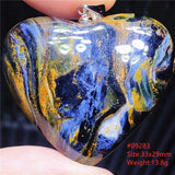 Yellow Pietersite Pendant Heart Cat Eye Jewelry