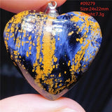 Yellow Pietersite Pendant Heart Cat Eye Jewelry