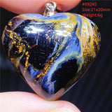 Yellow Pietersite Pendant Heart Cat Eye Jewelry