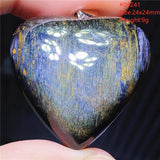 Yellow Pietersite Pendant Heart Cat Eye Jewelry
