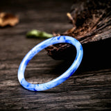 Hand-carved Jade Bracelet Women's Floating Flower Bracelet