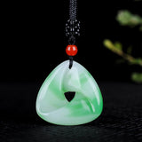 Hand-carved Jade Pendant Necklace for Men and Women
