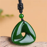 Hand-carved Jade Pendant Necklace for Men and Women
