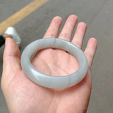 Natural Hand-carved Wide Bar Jade Bracelet Boutique Jewelry Men Women Ink Beauty