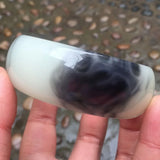 Natural & Jade Hand-carved Thickened Bracelet