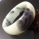 Natural & Jade Hand-carved Thickened Bracelet