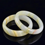 Wood Grain Wide Strip Bracelet Jewelry Men and Women