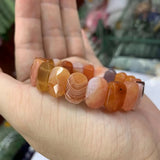 Botswana Agate/Sardonyx Stone Bracelet Gemstone Bangle Jewelry