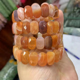 Botswana Agate/Sardonyx Stone Bracelet Gemstone Bangle Jewelry