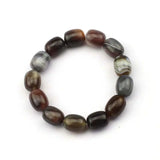 Natural Botswana Agate/Sardonyx Stone Beads Bracelet