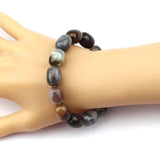 Natural Botswana Agate/Sardonyx Stone Beads Bracelet