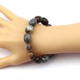 Natural Botswana Agate/Sardonyx Stone Beads Bracelet
