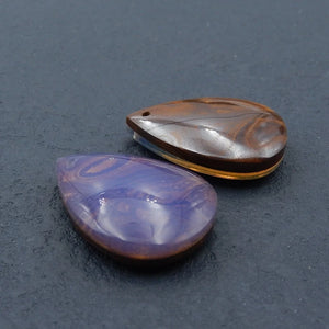 Boulder Opal Opalite Gemstone Earrings 25x18mm