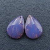 Boulder Opal Opalite Gemstone Earrings 25x18mm