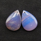 Boulder Opal Opalite Gemstone Earrings 25x18mm