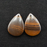 Boulder Opal Opalite Gemstone Earrings 25x18mm