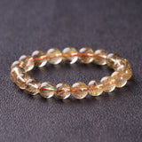 Blonde Crystal Stone Beads Bracelet Bangle Jewelry Men Women Gift