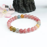 Brazil Rainbow Crystal Beaded Bracelet for Women - Fine Jewelry