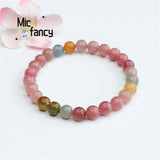 Brazil Rainbow Crystal Beaded Bracelet for Women - Fine Jewelry