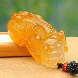 Brazilian Agate Chalcedony Pendant for Men and Women
