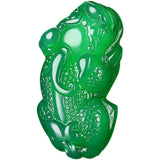 Green Agate and Jade Chalcedony Fortune Pendant