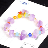 Brazilian Lavender Amethyst Bracelet DIY Crystal Gift