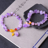Brazilian Lavender Amethyst Bracelet DIY Crystal Gift