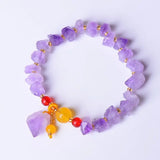 Brazilian Lavender Amethyst Bracelet DIY Crystal Gift