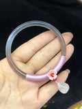 Brazilian chalcedony 4mm multicolor jingle Bracelet