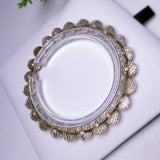 Natural Brown Crystal Bracelet 8mm Beads 128 Facets Jewelry Unisex Style