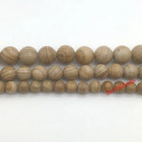 Natural Wood Stone Beads 6 8 10MM for Jewelry Making