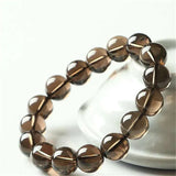 Brown Smoky Crystal Quartz Bracelet 8mm-16mm AAAAAA