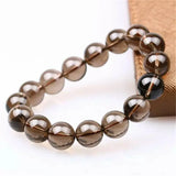 Brown Smoky Crystal Quartz Bracelet 8mm-16mm AAAAAA