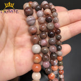 Natural Brown Wood Jaspers Stone Beads 6-12mm