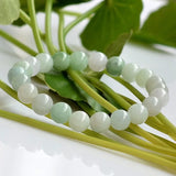 Burma Green Jade Bracelet 6/8/10MM Beads Gemstone Bangle