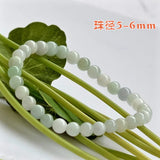 Burma Green Jade Bracelet 6/8/10MM Beads Gemstone Bangle