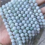 Natural Burma Jade Round Beads 3-10mm for Jewelry Making