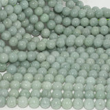 Natural Burma Jadeite Loose Round Beads 8.2mm