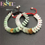 Burma Jadeite Red Lucy Bracelet for Women Bangle Jade Jewelry