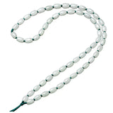 Burmese A-goods Green Lutong Jade Beads Lanyard Necklace