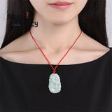 Burmese Jade Chinese Zodiac Pendant Engraved Fine Jewelry