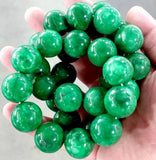 Burmese Jadeite Green Tielongsheng Bracelet for Men and Women