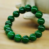 Burmese Jadeite Green Tielongsheng Bracelet for Men and Women