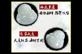 Burmese Jadeite Maitreya Buddha Pendant Necklace for Women