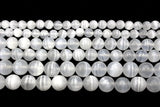Calcite Selenite Round Beads Strand DIY Jewelry Necklace Bracelet
