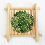 Natural Canada Jade Round Charm Bracelet Real Gemstone Bead