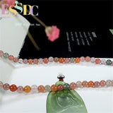 Natural Candy Three Circle Buddha Beads Bracelet Collar Chain
