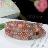 Natural Candy Three Circle Buddha Beads Bracelet Collar Chain
