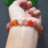 Yanyuan Agate Round Bead Bracelet Women's Jewelry
